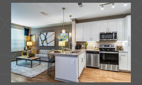 Marketplace Village Kitchen Kitchen with stainless appliances at Marketplace Village